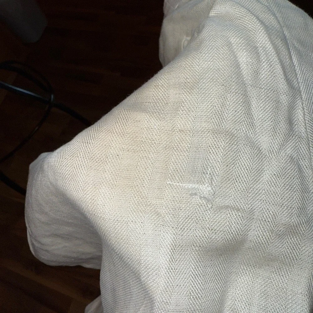 H&M Linen Blend Mens Dress Pants, Beige Straight Leg, Size‎ 42R, New vacation